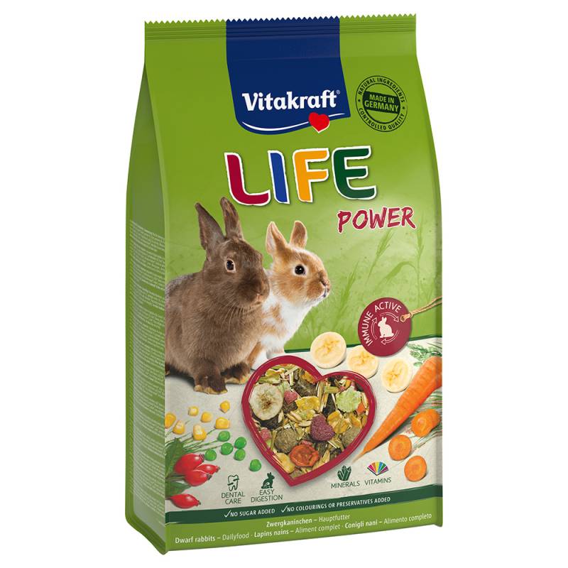 Vitakraft Life Power Zwergkaninchen - 600 g von Vitakraft