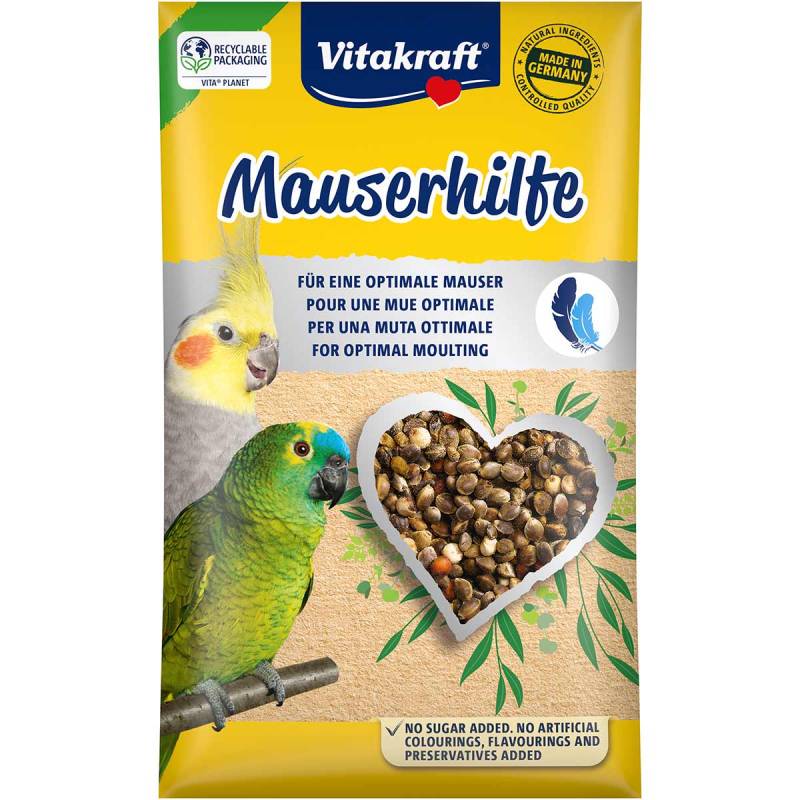 Vitakraft Mauserhilfe Großsittiche & Papageien 5x20g von Vitakraft