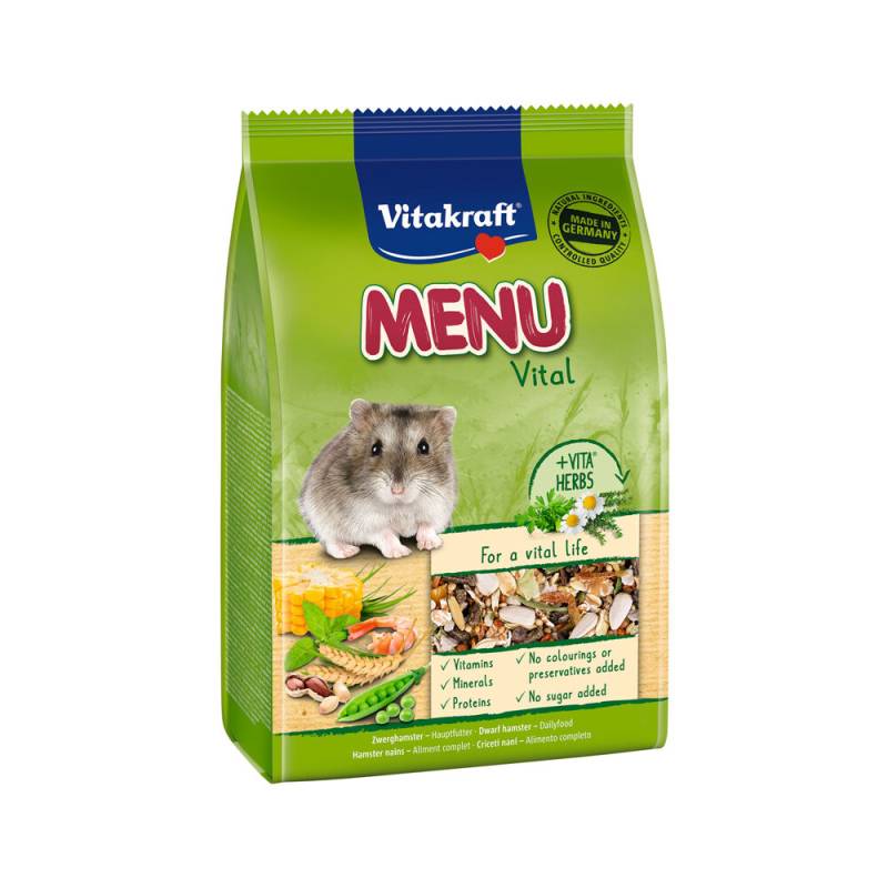 Vitakraft Menu Vital Zwerghamster - 400 g von Vitakraft