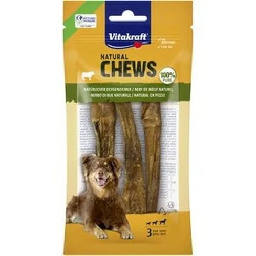 Vitakraft Natural Chews Ochsenziemer, 3 Stück von Vitakraft