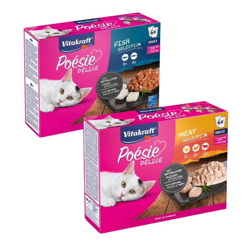 Vitakraft Poésie Délice Multipack Mix Fleisch und Fisch von Vitakraft