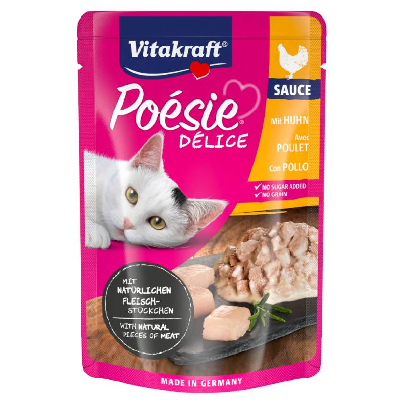 Vitakraft Poésie Délice 23 x 85 g - Huhn von Vitakraft