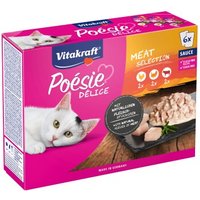 Vitakraft Poésie Delice Adult 6x85g Fleisch, in Sauce von Vitakraft