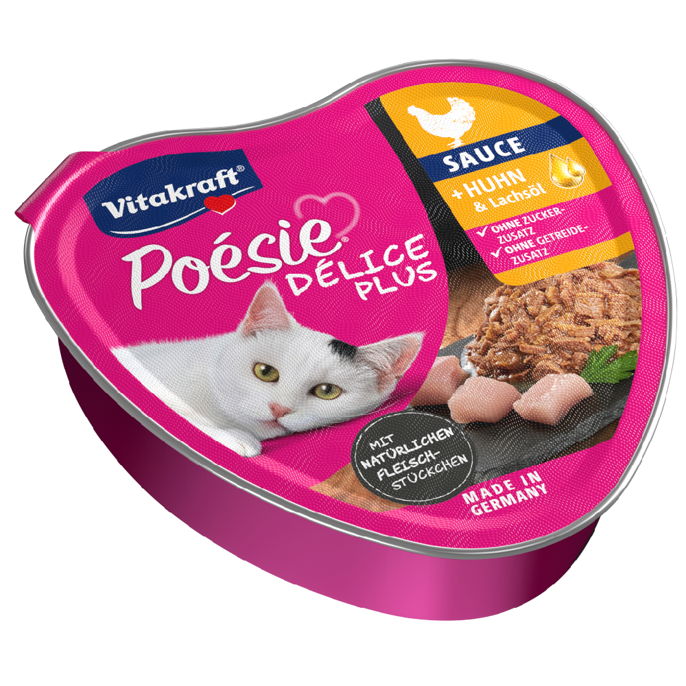 Vitakraft Poésie Délice Plus 15 x 85 g - Huhn Vitakraft Poésie Délice Plus 15 x 85 g - Huhn von Vitakraft