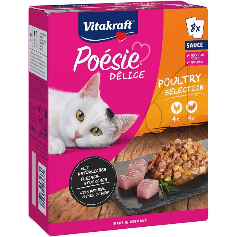 Vitakraft Poésie Délice Poultry Selection 8x85g von Vitakraft