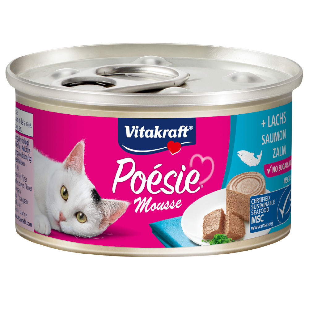 Vitakraft Poésie Mousse 12 x 85 g - Lachs von Vitakraft