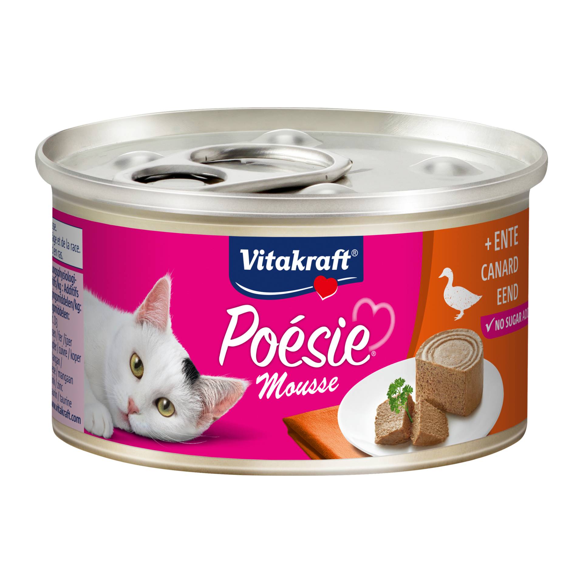 Vitakraft Poésie Mousse Katzenfutter - Dosen - Ente - 12 x 85 g von Vitakraft