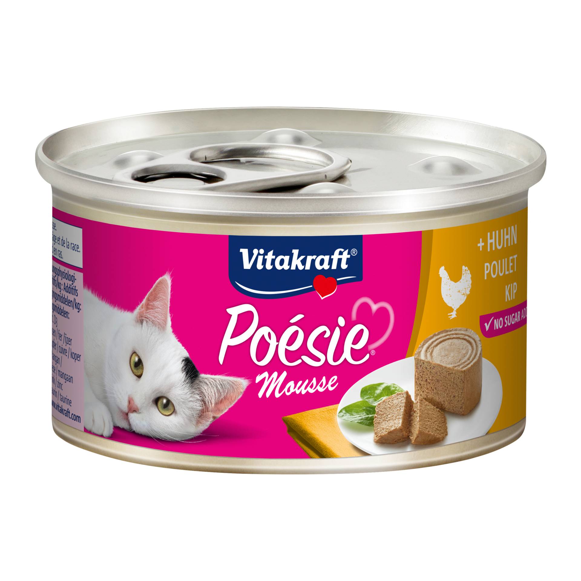 Vitakraft Poésie Mousse Katzenfutter - Dosen - Huhn - 12 x 85 g von Vitakraft