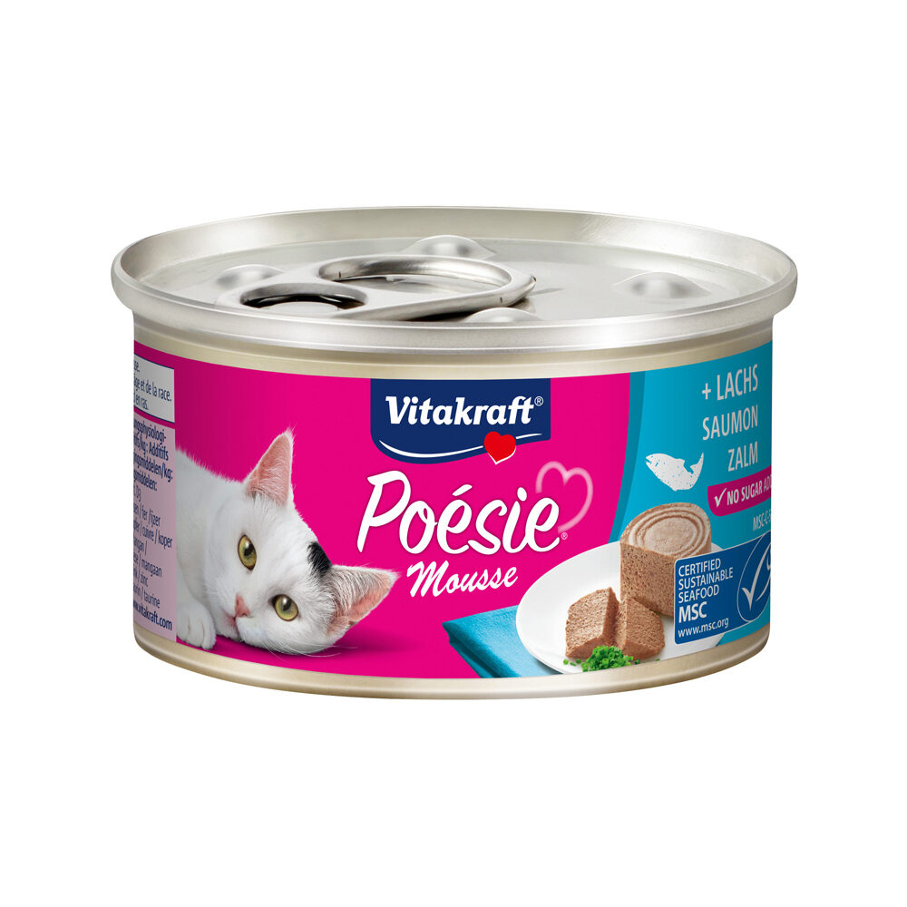 Vitakraft Poésie Mousse Lachs - 12 x 85 g von Vitakraft