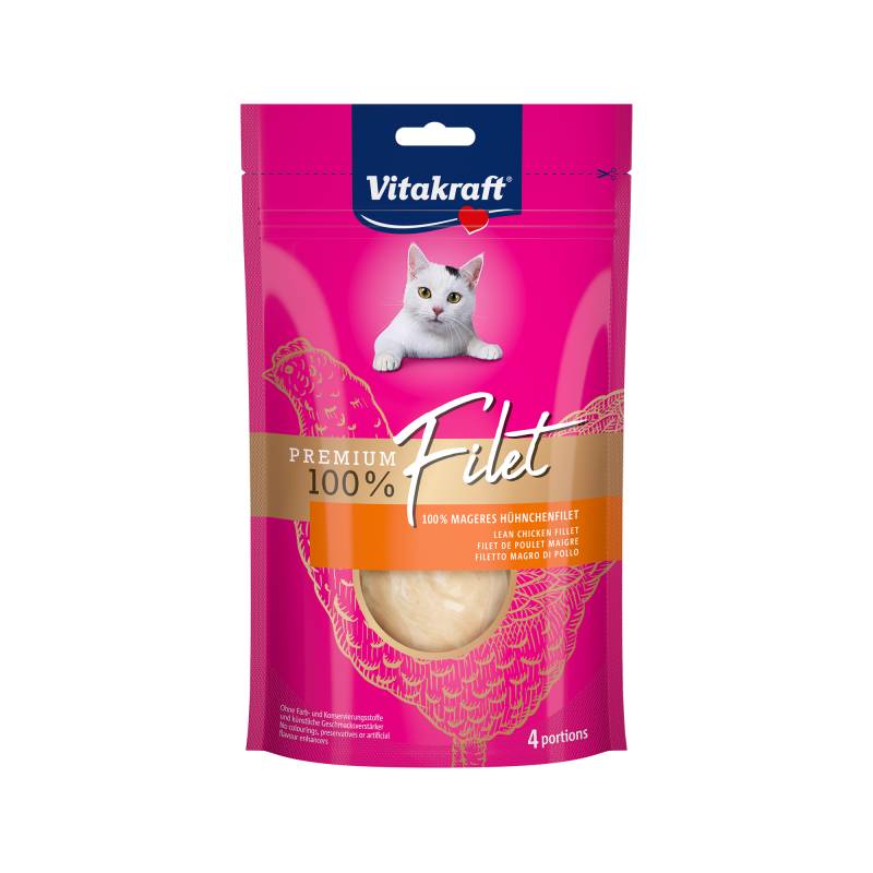 Vitakraft Premium Filet - Huhn - 5 x 70 g von Vitakraft