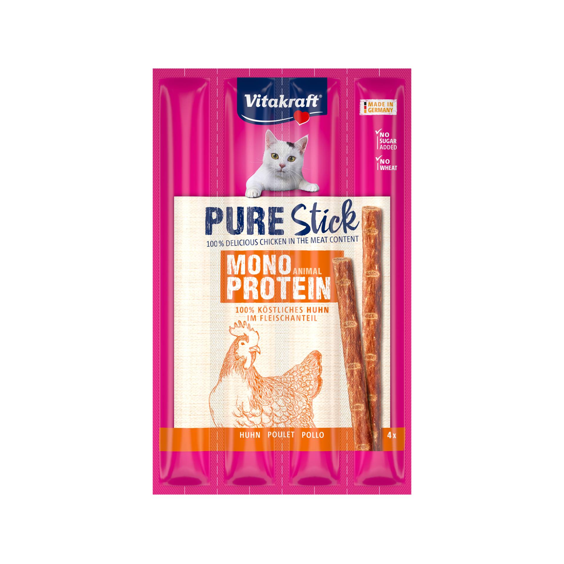 Vitakraft Pure Stick - Chicken - 4 x 5 g von Vitakraft