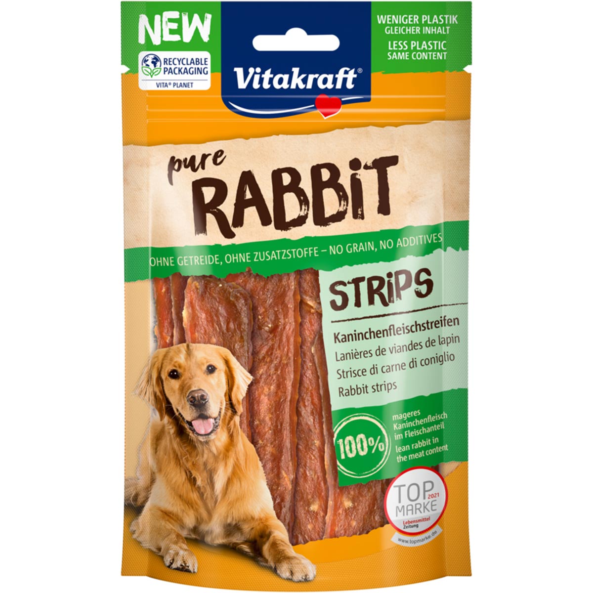 Vitakraft RABBIT Kaninchenfleischstreifen 80g Vitakraft RABBIT Kaninchenfleischstreifen 80g von Vitakraft