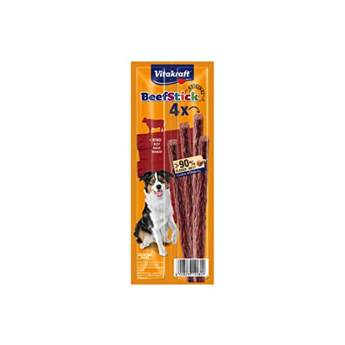 Vitakraft Sticks für Hunde, Rind, 4 x 12 g von Vitakraft