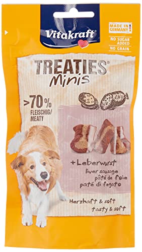 Vitakraft Treaties® Minis, Leberwurst, 48g,HU, Treaties Minis + Liver Sausages von Vitakraft