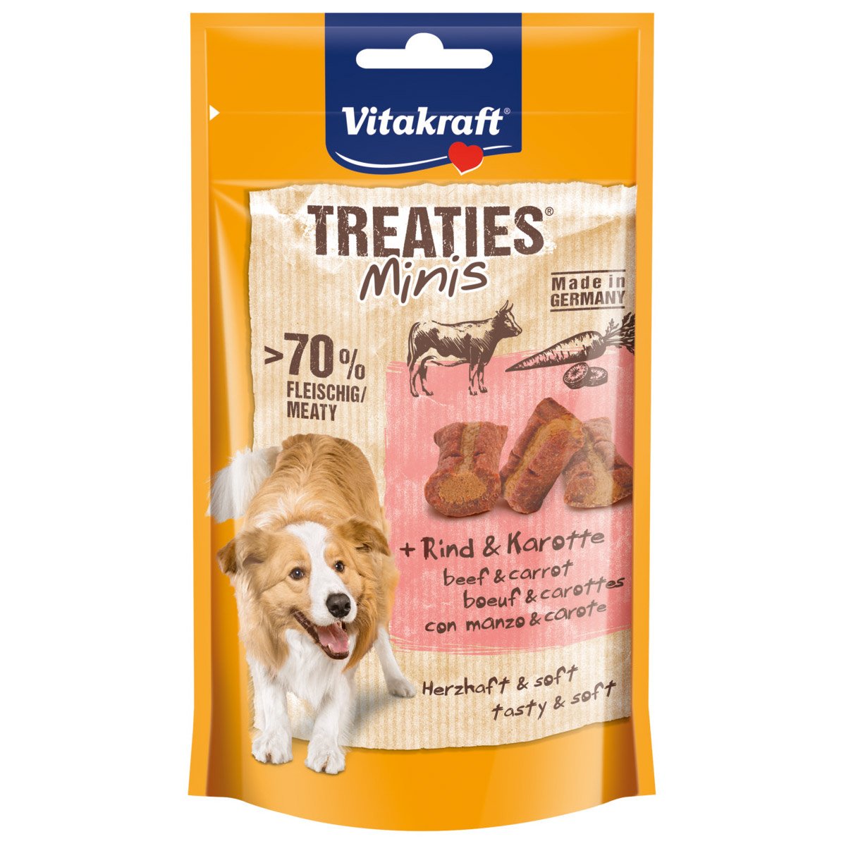 Vitakraft Treaties Minis Rind & Karotte 8x48g von Vitakraft