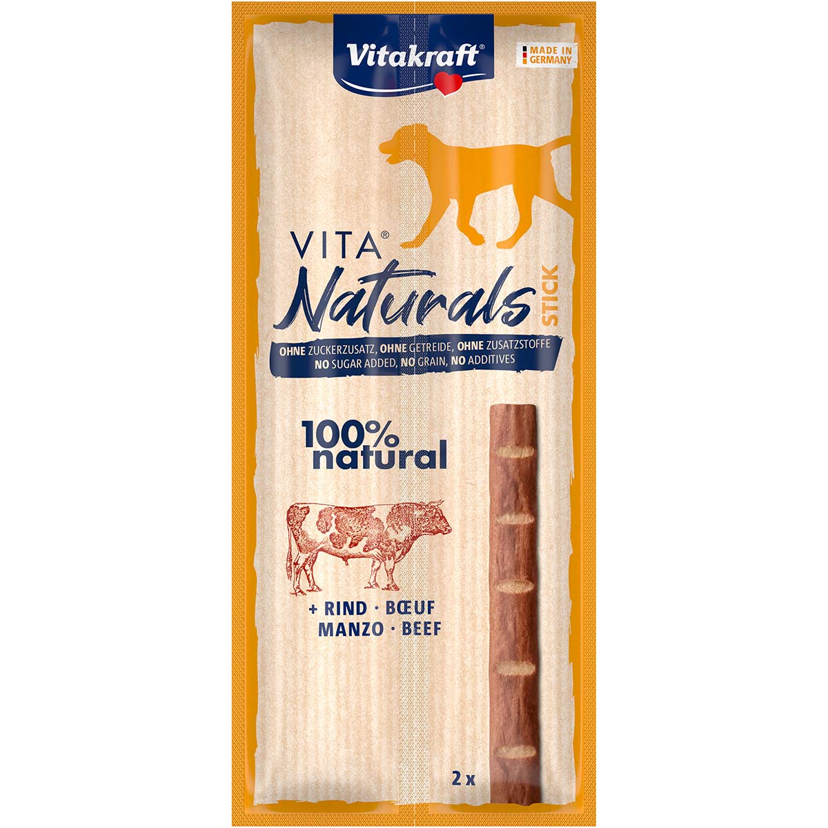 Vitakraft Vita Naturals, Stick Rind 28x2St von Vitakraft