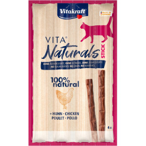 Vitakraft Vita Naturals Stick Huhn Katzensnack (4 st.) 10 Packungen von Vitakraft