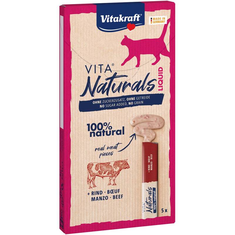 Vitakraft Vita Naturals Liquid Snack Rind 11 x 5 St von Vitakraft