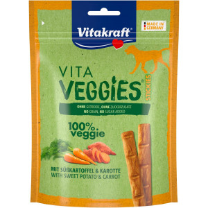 Vitakraft Vita Veggies Sticks mit Süsskartoffel Hundesnack (80 g) 1 Packung von Vitakraft