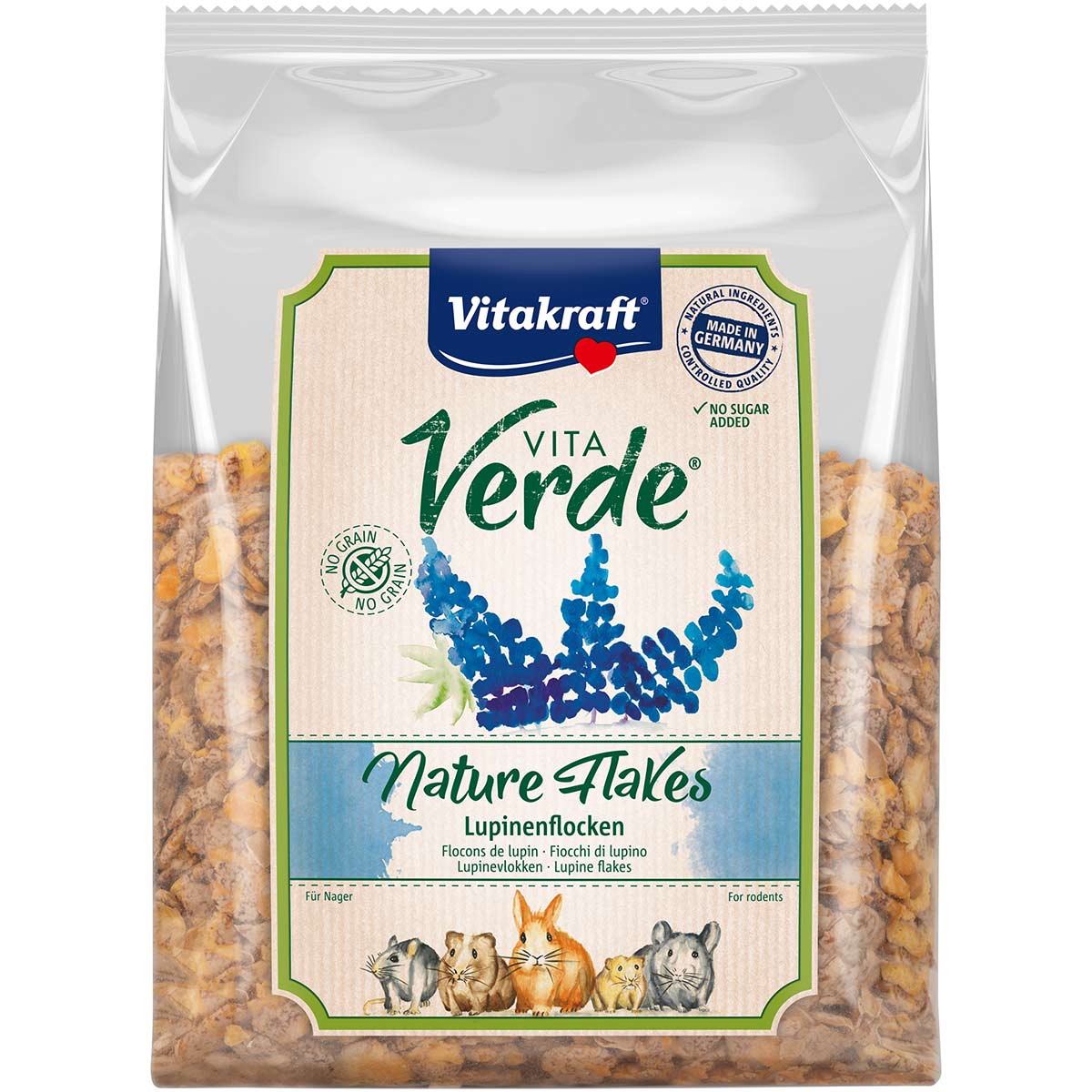 Vitakraft Vita Verde Nature Flakes Lupine 3x400g von Vitakraft