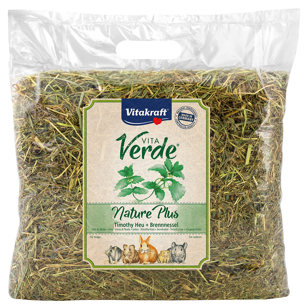 Vitakraft Vita Verde Timothy-Heu mit Brennnessel - 500 g von Vitakraft