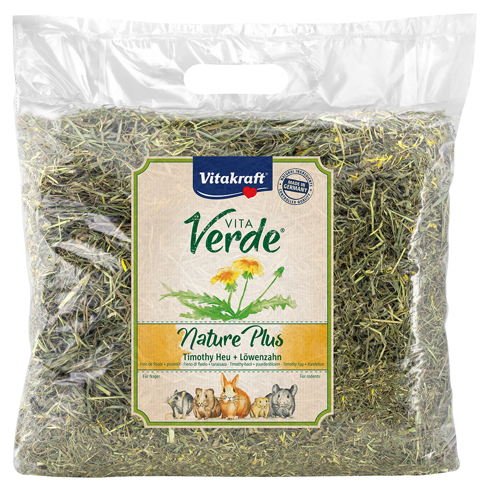 Vitakraft Vita Verde Timothy-Heu mit Löwenzahn - 500 g von Vitakraft