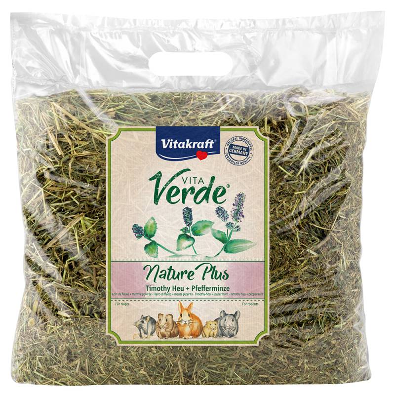 Vitakraft Vita Verde Timothy-Heu mit Pfefferminze - Sparpaket: 6 x 500 g von Vitakraft