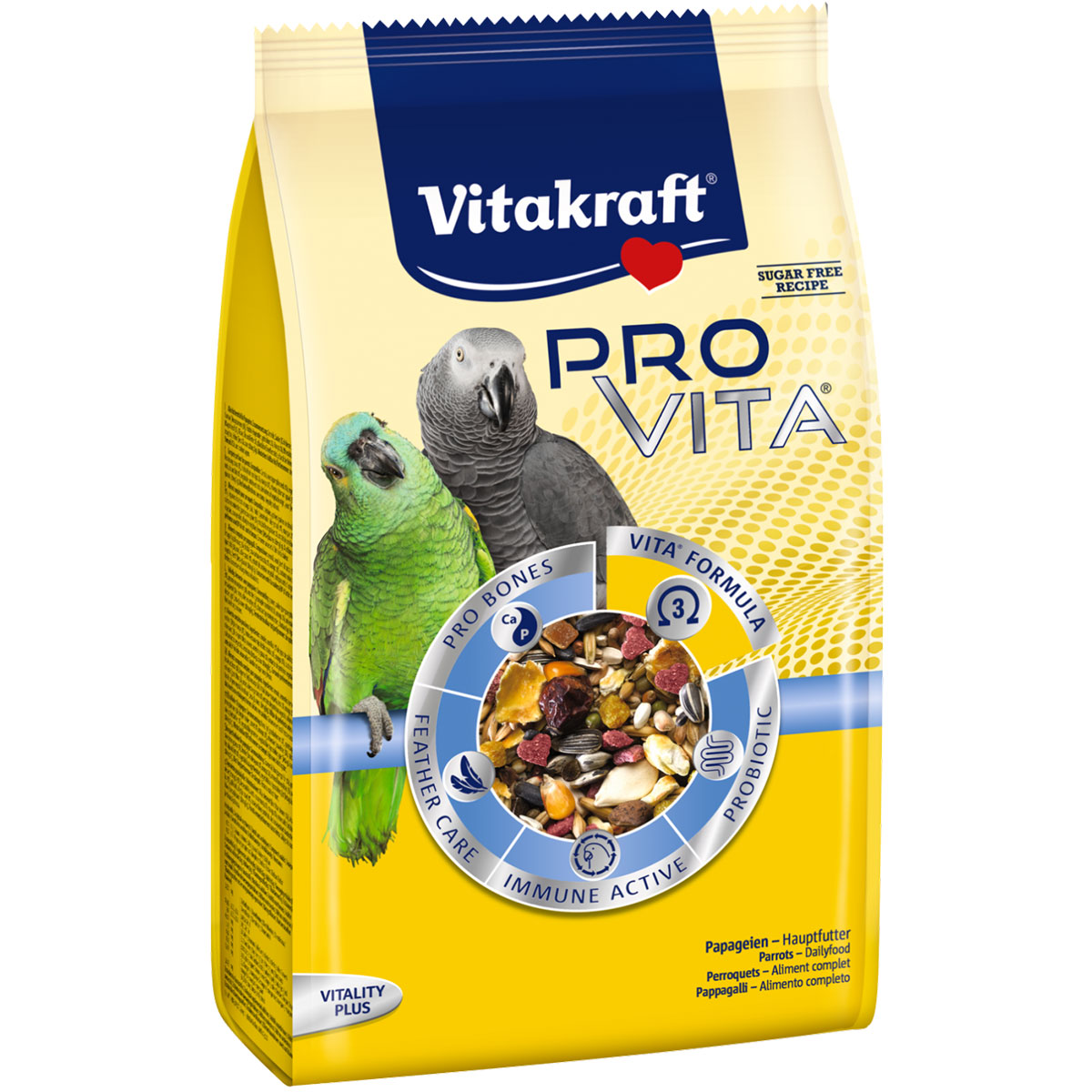 Vitakraft Vogelfutter Pro Vita Papagei 5x750g von Vitakraft