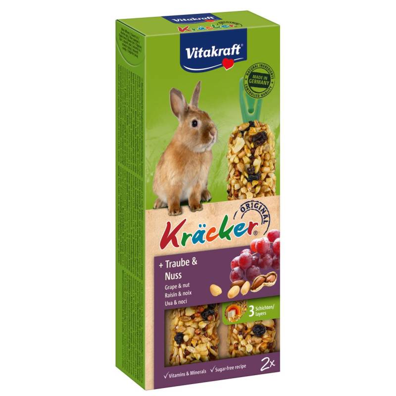 Vitakraft Zwergkaninchen Kräcker mit Traube & Nuss 2 Stück von Vitakraft