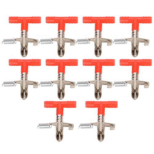 10 Stück Kaninchen-Nippeltränken, Robustes und praktisches Kaninchen-Bewässerungssystem für Kaninchen, Meerschweinchen, Frettchen von Vitdipy