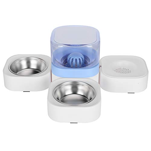 Automatischer Katzenfutterspender und Wasserspender Set, Multifunktion Multibowl Automatischer Hund Katze Futterspender für mittelgroße Hunde Welpen Kätzchen von Vitdipy