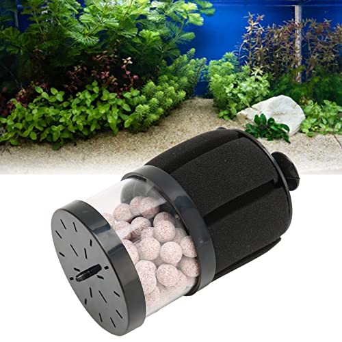 Vitdipy Aquarium-Biologischer Filter, Mini-leiser 3-in-1-Sauerstoffanreicherung, pneumatische Bio-Feinzirkulationsfilterpumpe für Zierfisch-Garnelenbrut von Vitdipy