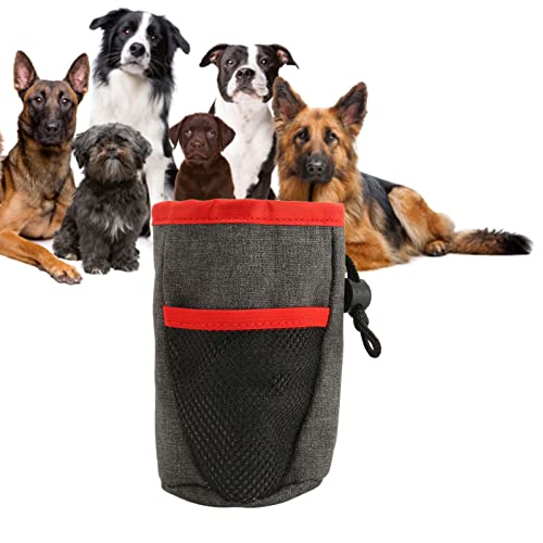 Vitdipy Hunde-Leckerli-Tasche, praktischer, zuverlässiger Oxford-Stoff, wasserdichter Hunde-Trainings-Leckerli-Beutel für das Training auf Reisen von Vitdipy