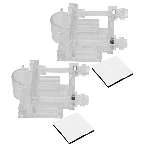 Vitdipy Multifunktions-Feste Klemme, 2 Stück Aquarium-Wasserwechselrohr-Clip-Haken, Aquarium-Controller, Feste Klemme, multifunktional für Aquarien von Vitdipy