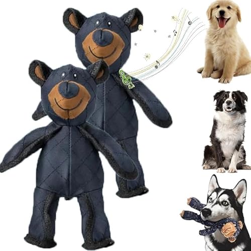 Unbreak Bear Dog Toys,2025 Bear Dog Toy - Unbreakable Extreme Bear Upgraded Version, Dog Toys for Aggressive Chewers,Durable Heavy-Duty Pet Toy,Dog Toy to Keep Them Busy (2 pcs) von Vitrywei