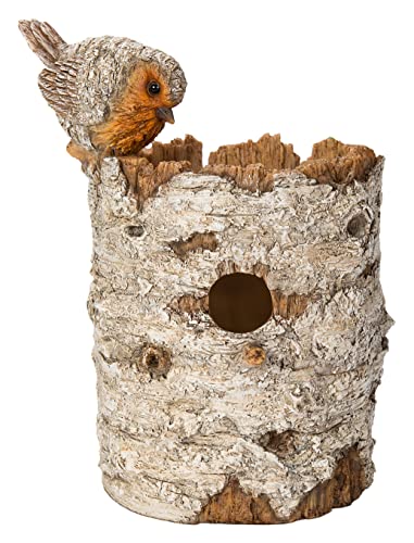 Vivid Arts - Vogelhaus Vogelhäuschen Vogelhaus Gartendeko SB-RB51-D H 24 cm von Vivid Arts