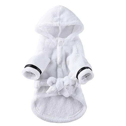 Vklopdsh Bathrob Hunde-Pyjama, zum Schlafen, Badetuch für Haustiere, Größe XL von Vklopdsh