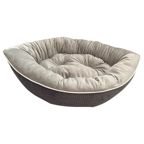 Vllcsla Hundebett Medium Waschbares Haustierbett 45x70CM Beruhigendes Hundebett mit Rutschfestem Boden, Weiches Anti-Angst Hundebett für Guten Schlaf von Vllcsla