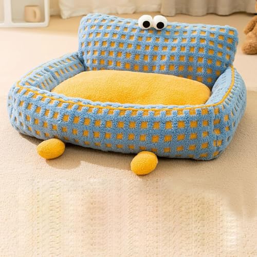 Vllcsla Hundebett Waschbar mit Abnehmbarer Matte, S/M/L/XL Super Weiches Hundecouch, Sommer Hundekühlbett Haustierbett Hundekissen für Alle Jahreszeiten von Vllcsla