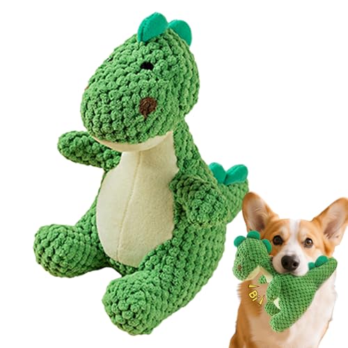 Vllold Hundespielzeug, quietschend, Plüsch-Dinosaurier zum, unzerstörbares Kauspielzeug für Welpen, Trainingsspielzeug für Aggressive Kauer, Langeweile, Outdoor, Hof, Park, Spielen Vllold Hundespielzeug, quietschend, Plüsch-Dinosaurier zum, unzerstörbares Kauspielzeug für Welpen, Trainingsspielzeug für Aggressive Kauer, Langeweile, Outdoor, Hof, Park, Spielen von Vllold