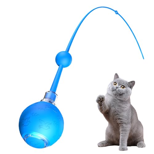 Vmiorzq Beweglicher Ball Spielzeug Für Katzen - 3 Modi Intelligentes Katzenball-Spielzeug,Elektrisches Rollspiel Mit Schwanz Für Geistige Anregung Jagdtraining Aufladbar Vmiorzq Beweglicher Ball Spielzeug Für Katzen - 3 Modi Intelligentes Katzenball-Spielzeug,Elektrisches Rollspiel Mit Schwanz Für Geistige Anregung Jagdtraining Aufladbar von Vmiorzq