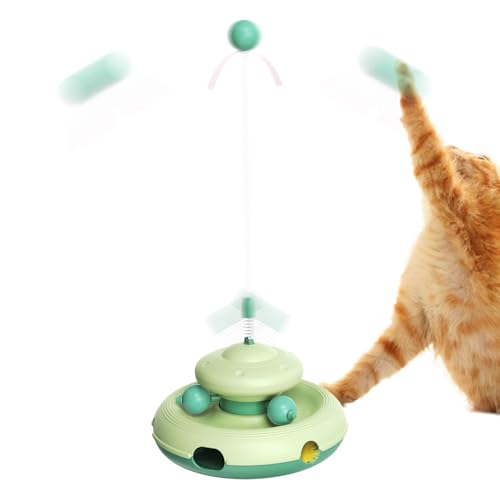 Vmiorzq Katzenspurspielzeug, rotierende Katzen Teaser | Buntes Kätzchen -Übungsspielzeug,Tragbarer Tieranreicherungsball, lustige Haustiervorräte für Zuhause, Reisen Vmiorzq Katzenspurspielzeug, rotierende Katzen Teaser | Buntes Kätzchen -Übungsspielzeug,Tragbarer Tieranreicherungsball, lustige Haustiervorräte für Zuhause, Reisen von Vmiorzq