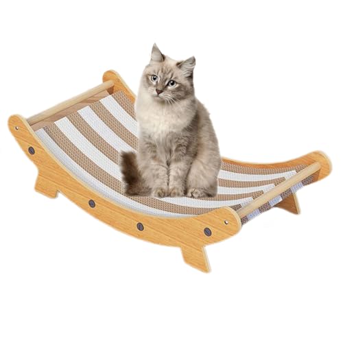 Vmiorzq Kratzlounge Katzenbett - Katzenpappe Kratzbett | Mehrfunktionale Robuste Kratzmatte, Haustierlounge Für Wohnzimmer Balkon Eckplatz Vmiorzq Kratzlounge Katzenbett - Katzenpappe Kratzbett | Mehrfunktionale Robuste Kratzmatte, Haustierlounge Für Wohnzimmer Balkon Eckplatz von Vmiorzq