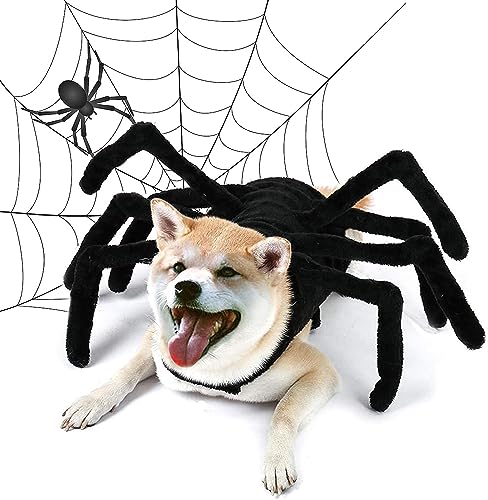 Halloween-Kostüm für Hunde und Katzen, Spinnenkostüm, Cosplay, Halloween, Dekoration für Haustiere (S) von Vnnigmn