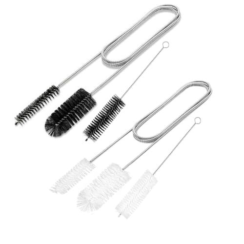 Voarge 4 Stück Aquarium Reinigungsbürste Filter, Reinigungsbürste Set für Rohre, Flaschen, Bathtub Drain, 155cm von Voarge