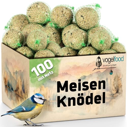 100 Meisenknödel mit Netz Marke Vogelfood Vogelfutter Fettfutter von Vogelfood wir sind gut zu Vögeln