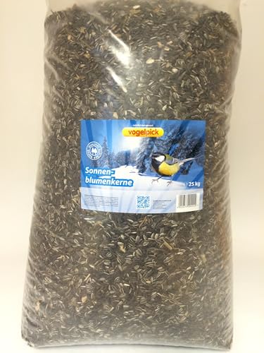 Kombipack Vogelpick 25 kg Sonnenblumenkerne mit 5 Packungen a 3 Meisenringe von Vogelpick