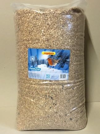 Vogelpick Fettfutter 25 kg mit 5 x 2 Erdnuss -Stangen von Vogelpick