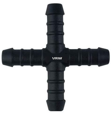 Schlauchverbinder 9mm X-Verbinder von Vogelsberger Wachtelzucht