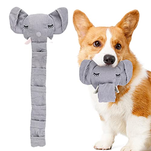 Voiakiu Hundeschnüffelspielzeug, Weiches Schnüffel-Hundespielzeug mit entzückendem Elefanten-Design, Lustiges und interaktives Welpenspielzeug, Futtermatte für große, mittelgroße und kleine Hunde von Voiakiu